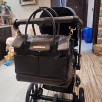 Продавам пълен комплект Cybex e-Priam  Lux Jewels of Nature , снимка 6 - Детски колички - 45350916