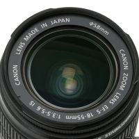 Canon EF-S 18-55mm f/3.5-5.6 IS обектив, снимка 1 - Обективи и филтри - 45169858