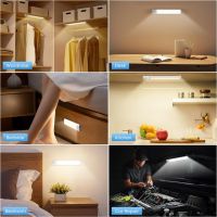 Кухненски лампи под шкафа 4 бр, 20 см, 2000mAh, 40 LED, USB-C, снимка 4 - Лед осветление - 45118787