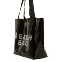 Черна плажна чанта, снимка 2 - Чанти - 45508905