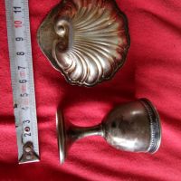 Лот от посребрени бронзови съдчета., снимка 3 - Антикварни и старинни предмети - 45421654