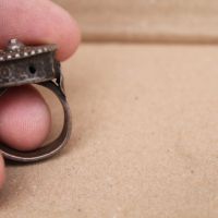 Възрожденски сребърен пръстен, снимка 3 - Антикварни и старинни предмети - 45683723
