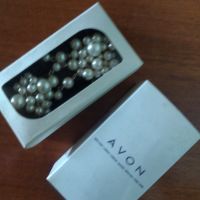 Дамски комплект(пръстен и брошка) с перли, снимка 5 - Бижутерийни комплекти - 45172539