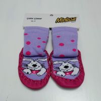Нови бебешки пантофки с чорап, снимка 7 - Бебешки чорапи - 45264181