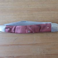 Джобно ножче с 2 остриета розово Буковец, снимка 6 - Антикварни и старинни предмети - 45307188