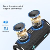 Преносима  колона HOCO HC12  Sports  - Bluetooth 5.0, презрамка, 10W - камуфлажно зелено, снимка 3 - Bluetooth тонколони - 45420708