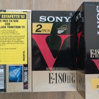 Sony E180 Ultra HG Vivax VHS видео касети OVP чисто нови, снимка 1 - Други жанрове - 45339396