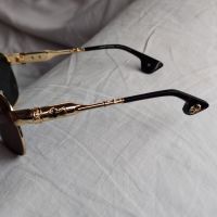 Мъжки луксозни слънчеви очила Chrome Hearts Buek BK 63/12-130, снимка 5 - Слънчеви и диоптрични очила - 45567388