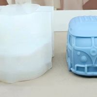 3D Бус Автобус силиконов молд форма гипс сапун смола свещ, снимка 1 - Форми - 45424997