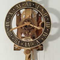 Стенен часовник с махало, снимка 1 - Стенни часовници - 46214695