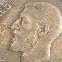Сребърна монета 1 леа 1914г. Румъния Карол Реге за КОЛЕКЦИОНЕРИ 45525, снимка 11 - Нумизматика и бонистика - 45478912