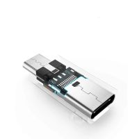 Адаптер USB Type-C женски към Micro USB мъжки конвертор за зареждане и данни, снимка 5 - Кабели и адаптери - 45529854