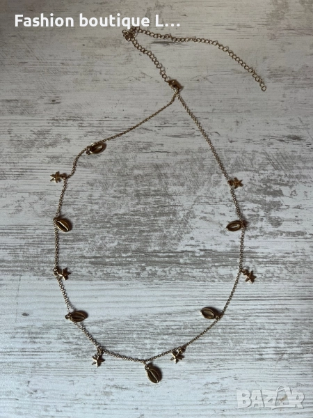 Златисто бижу за талията с морски звезди и мидички може да се ползва и като гердан или гривна ❤️, снимка 1