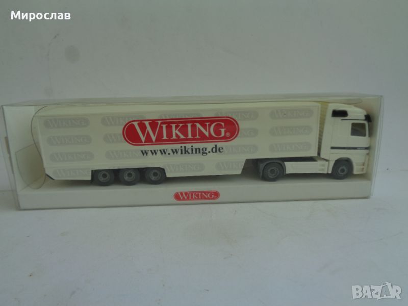  WIKING H0 1/87 MERCEDES BENZ ACTROS КАМИОН МОДЕЛ КОЛИЧКА, снимка 1