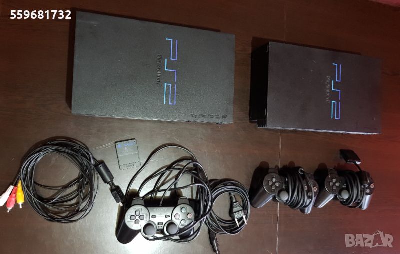 2 броя PlayStation 2 ps2 / Плейстейшън 2 с 11 игри, снимка 1