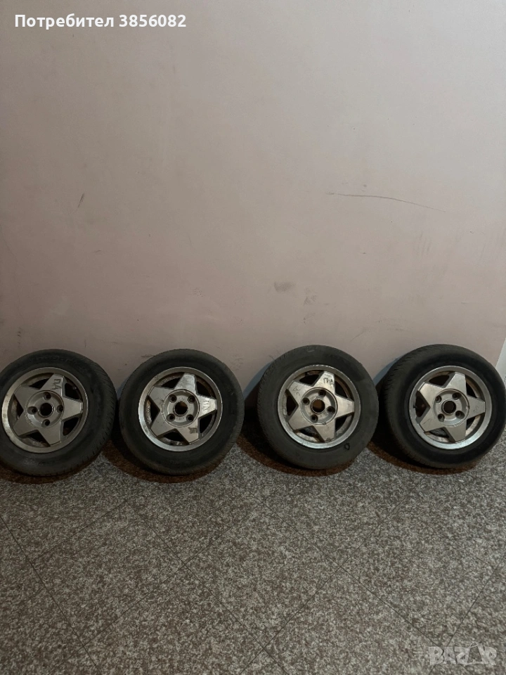 Джанти- алуминиеви 13 цола с гуми BFGoodrich- 165/70/R13, снимка 1