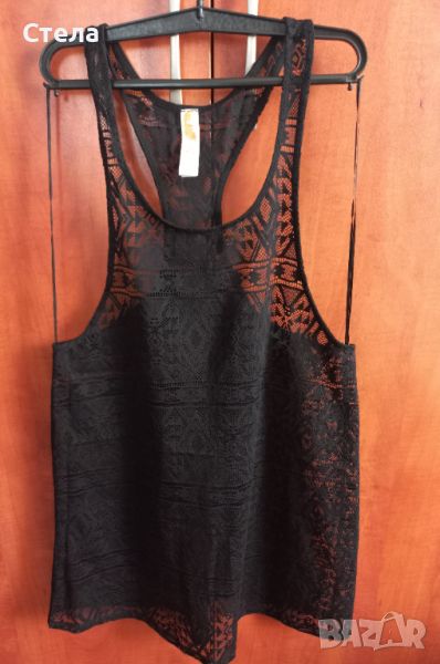 Плажен потник / рокля, черен, нов, снимка 1