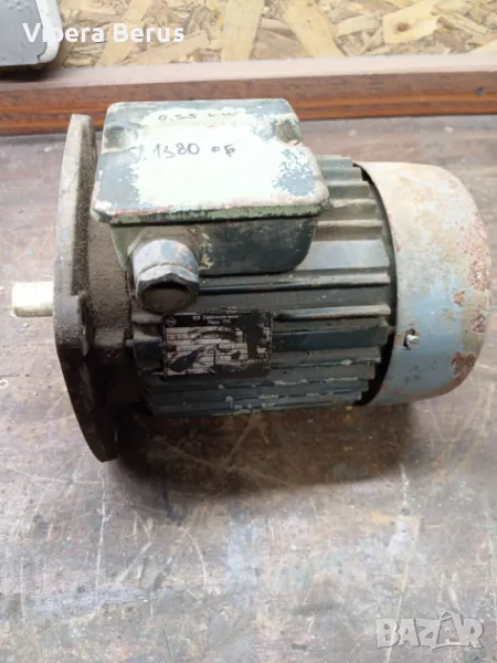 Трифазен немски ел. мотор 0,55кв, 1380об., снимка 1