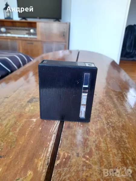 Стара табакера,запалка, снимка 1