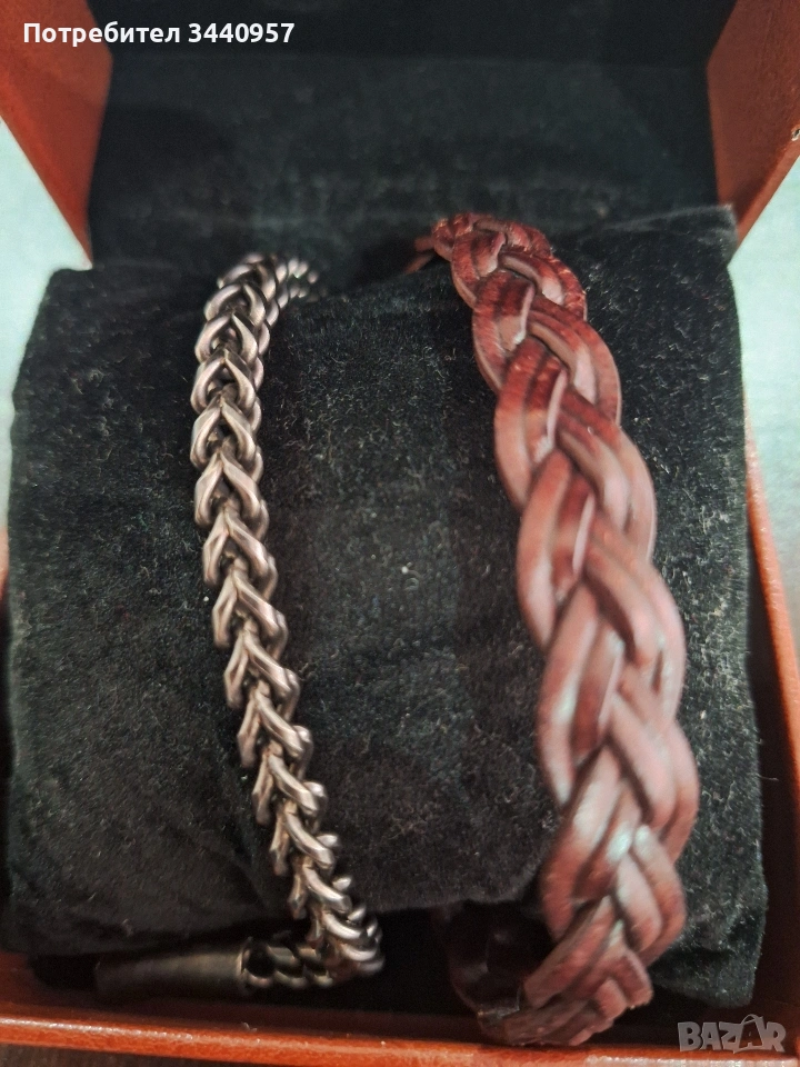 Гривни – естествена кожа + Викинг, снимка 1