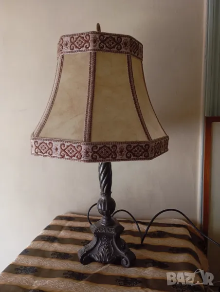 Стара настолна лампа арт деко, снимка 1