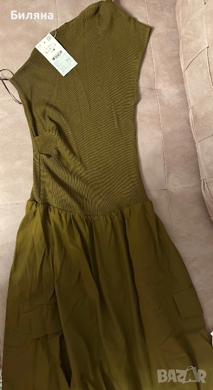 Нова рокля Зара- Л размер, снимка 1