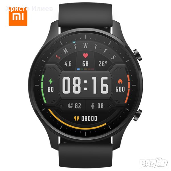 Смарт часовник Xiaomi MI Smart Watch Black Нов с опаковка, снимка 1