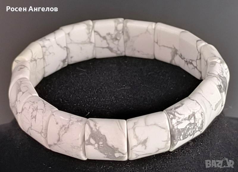 Гривна Естествен Бял Тюркоаз , снимка 1