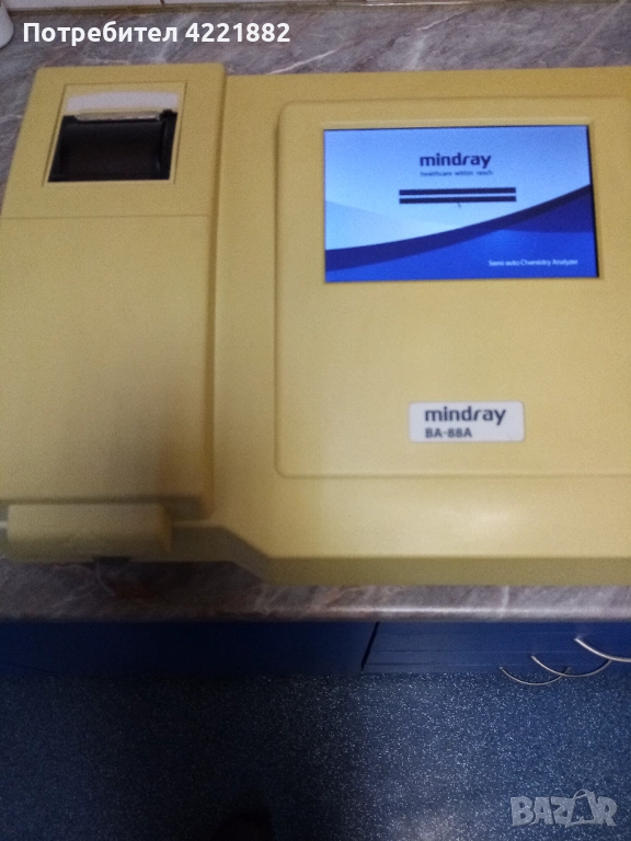 Продавам полуавтоматичен биохимичен ветеринарен анализатор Mindray BA-88A, снимка 1