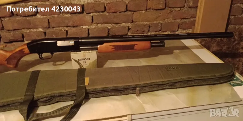 MOSSBERG кал.12 помпа , 4+1, полуавтомат, снимка 1