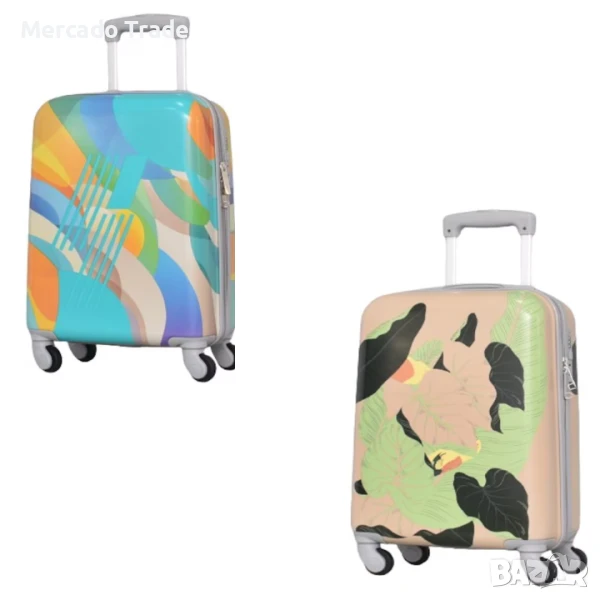 Куфар ръчен багаж Mercado Trade, 2410, Различни цветове, снимка 1