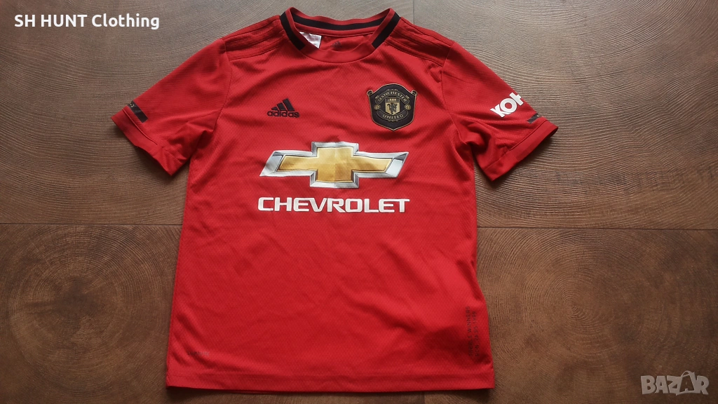 Adidas FC MANCHESTER UNITED Kids Football T-Shirt Размер 9-10 г / 140 см детска футбол тениска 35-66, снимка 1