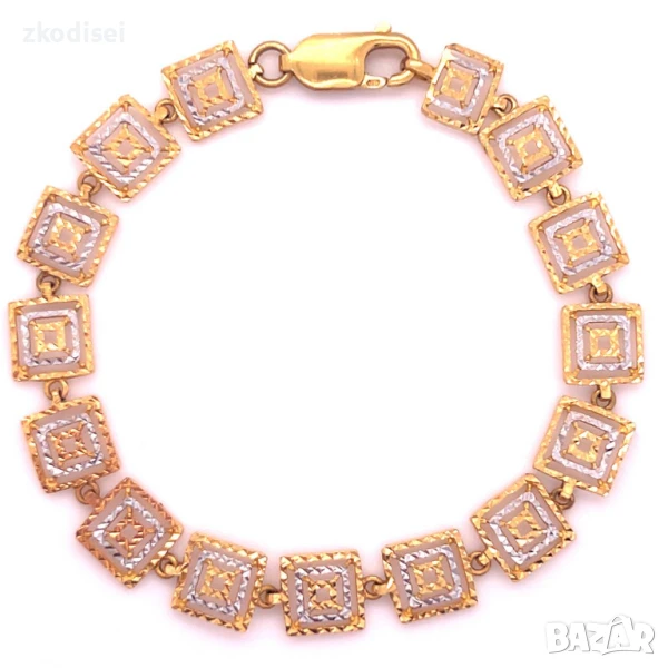 Златна дамска гривна 7,98гр. 17,3см. 22кр. проба:916 модел:32665-6, снимка 1