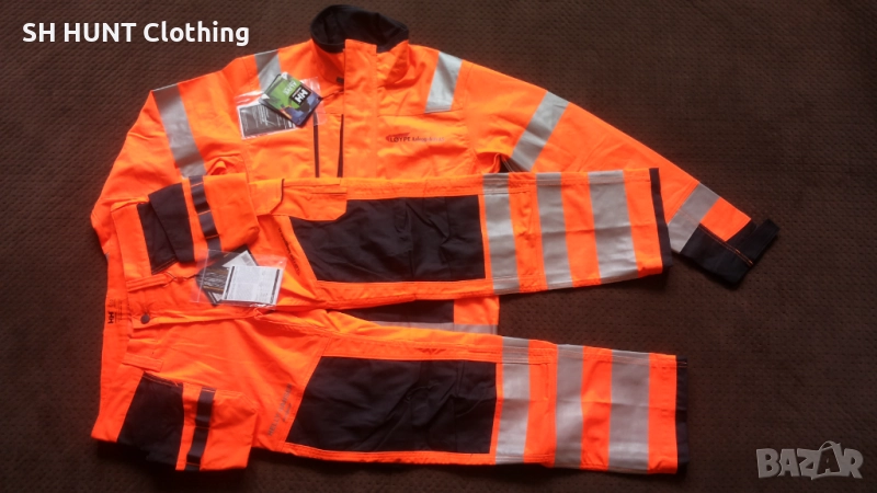 HELLY HANSEN ALNA 2.0 Hi Vis Work Set размер L работен екип яке и панталон W4-305 , W4-306, снимка 1