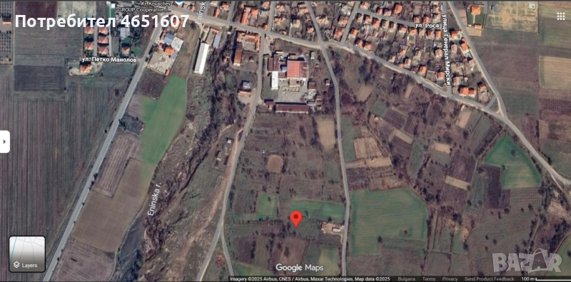 Парцел в близост до с. Енина посока гр. Казанлък, снимка 1