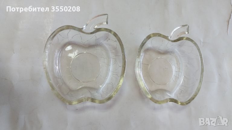Купички във формата на ябълки, 2 броя, снимка 1