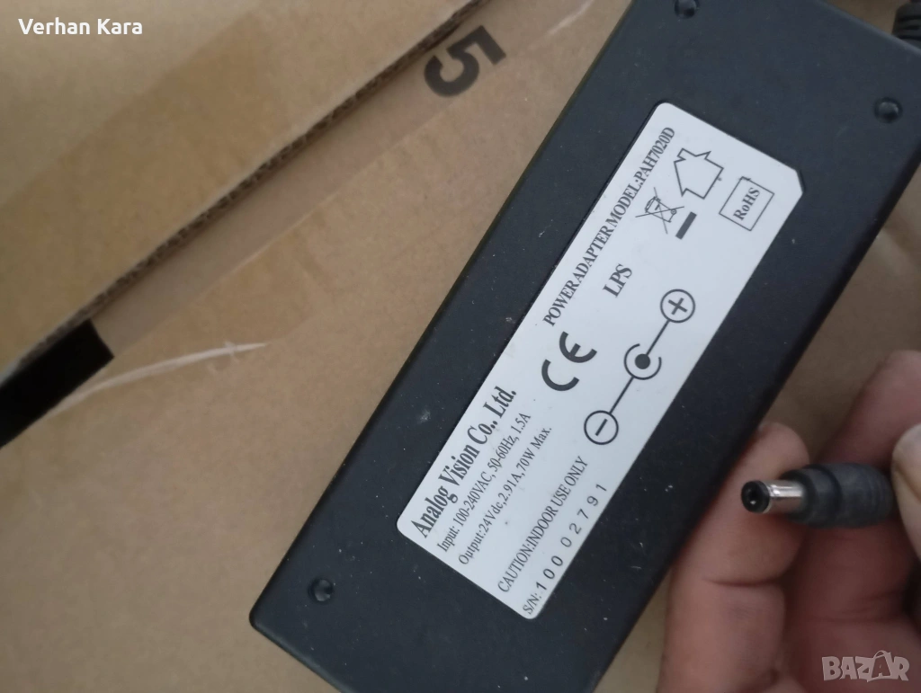 24 wolt adaptör, снимка 1