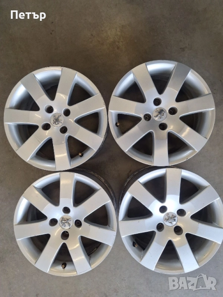 ОРИГИНАЛНИ АЛУМИНИЕВИ ДЖАНТИ ЗА ПЕЖО-4Х108Х65.1-16 цола, снимка 1