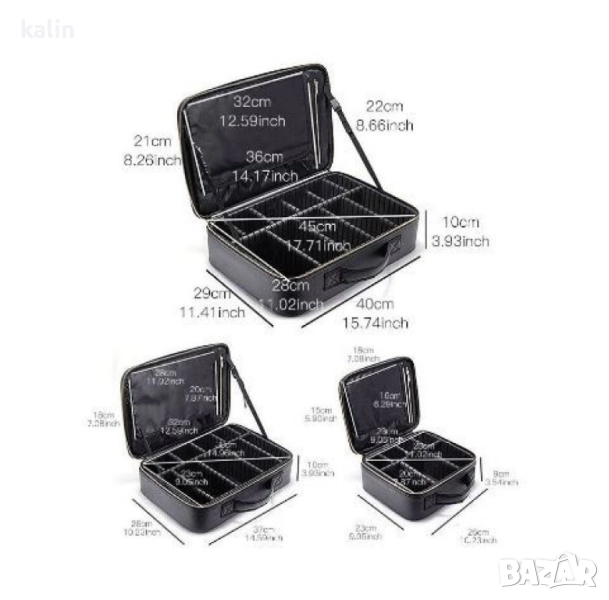 професионален куфар за козметика , снимка 1