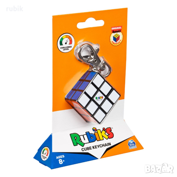 Ключодържател Rubik's Cube 3x3x3 Keyring, снимка 1