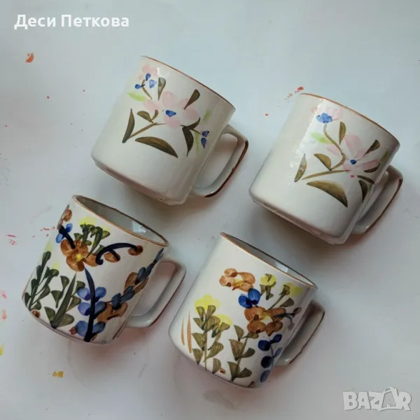 Четири чаши тип мъг стил "Otagiri", снимка 1