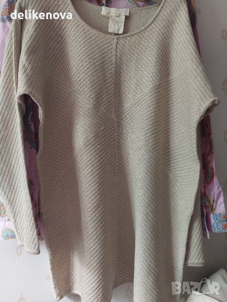 ESCADA Original. Size M-L Вълна Златиста нишка, снимка 1