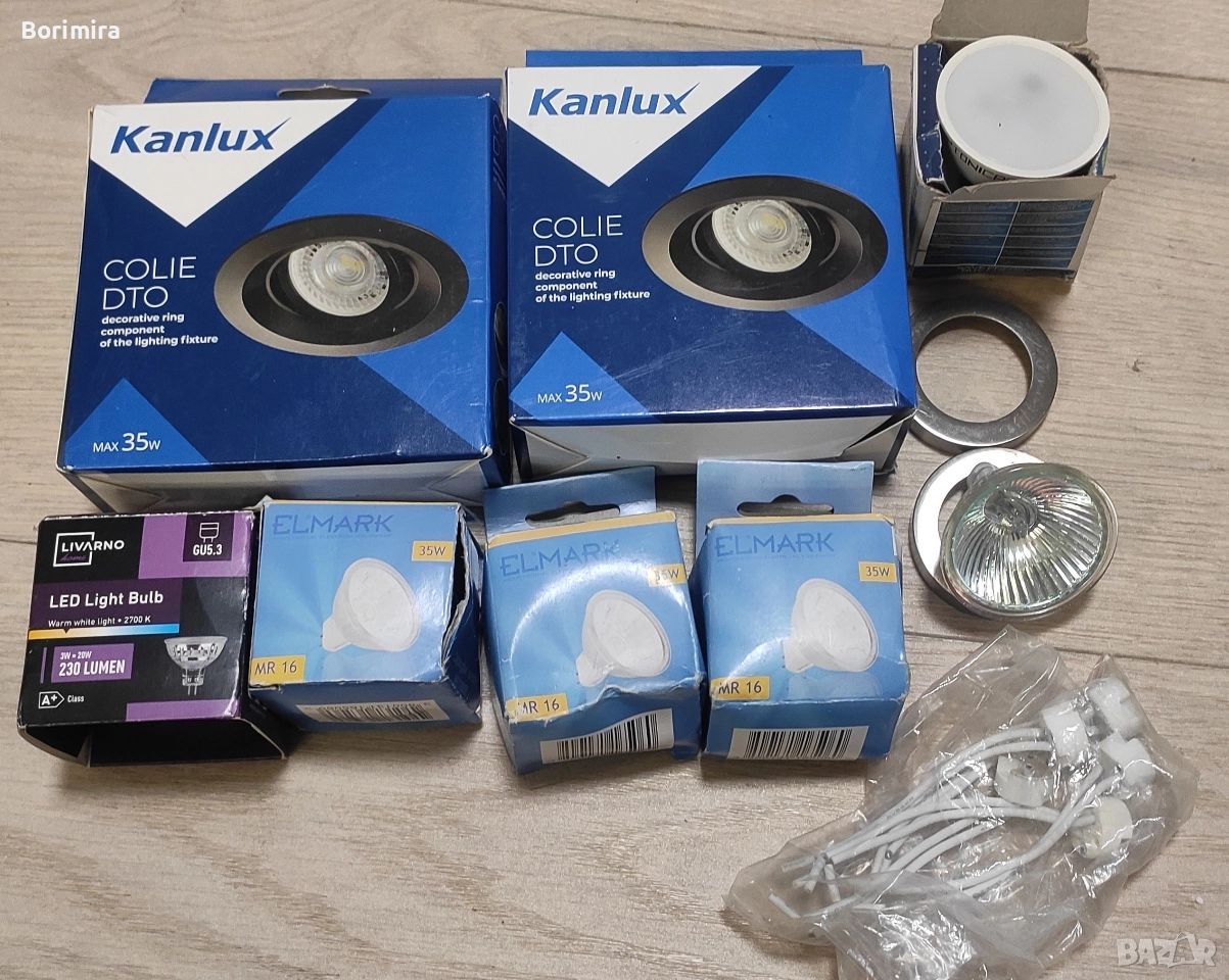 Нови лунички/ декоративен пръстен за лунички и LED крушки, снимка 1