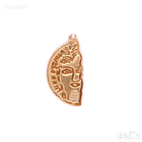 Златен медальон 0,73гр. 14кр. проба:585 модел:33756-1, снимка 1