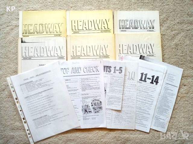 Учебници по английски Headway три нива , снимка 1 - Чуждоезиково обучение, речници - 46366657