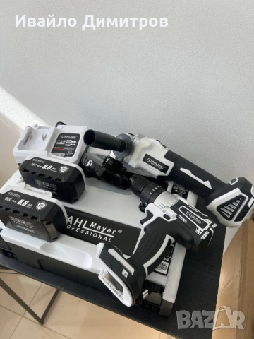 Промо Комплект Акумулаторен Ъглошлайф и Ударен Гайковерт / винтоверт STAHLMAYER 36V 8Ah, снимка 4 - Други инструменти - 54216500