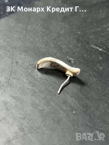 Сребърна обеца , снимка 2 - Обеци - 50451450