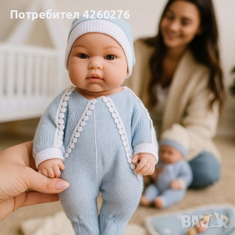 Реалистично говорещо бебе с аксесоар шише, снимка 7 - Кукли - 51601510