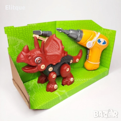 Динозавър за сглобяване с винтоверт – Игра и обучение в едно, снимка 5 - Други - 52745146