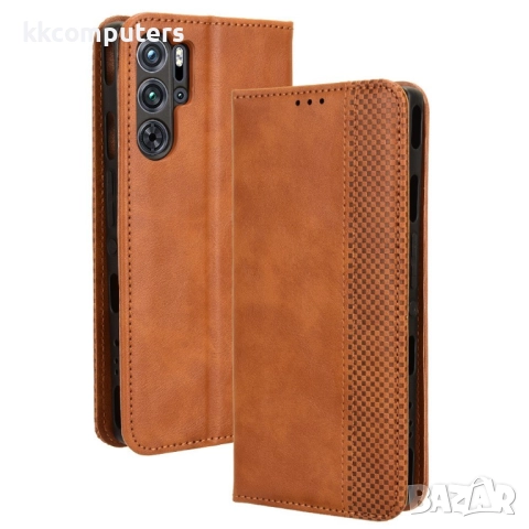 Кожен калъф с портфейл за ZTE nubia Red Magic 9 Pro 5G / 9 Pro+ 5G | Ретро дизайн с магнит | Вкл. Пр, снимка 2 - Резервни части за телефони - 52467074